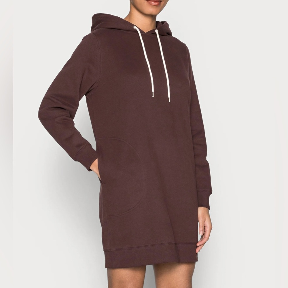 Forever 21 Hooded Dress (Maroon)